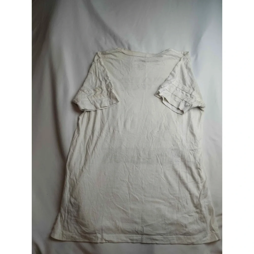 True Religion Mens T-Shirt White Paisley 56 Graphic Jersey Style Size Large USA